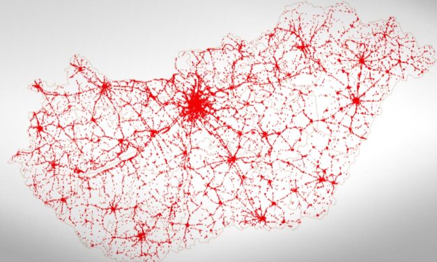 Halálutak Magyarországon: ezen a térképen minden pötty egy balesetet jelöl