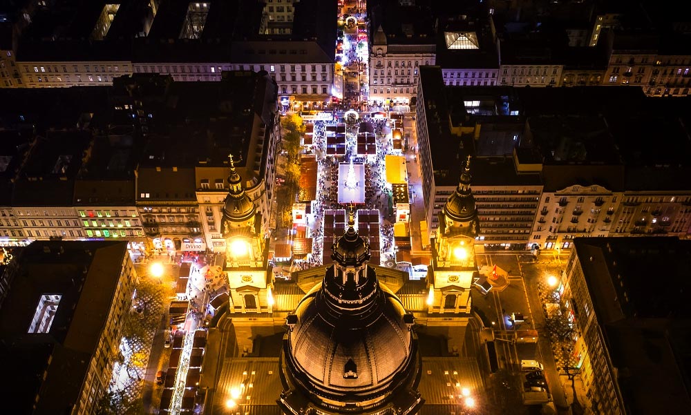 Budapesten a Bazilika előtti vásár lett Európa legszebb karácsonyi vására