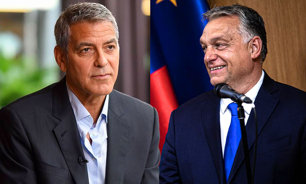 „Nemsokára minden megváltozik” – Ismét odaszólt Orbán Viktornak George Clooney