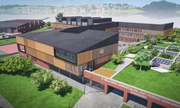 56 és fél milliárd forintból épül meg az ország legdrágább gimnáziuma Dunakeszin