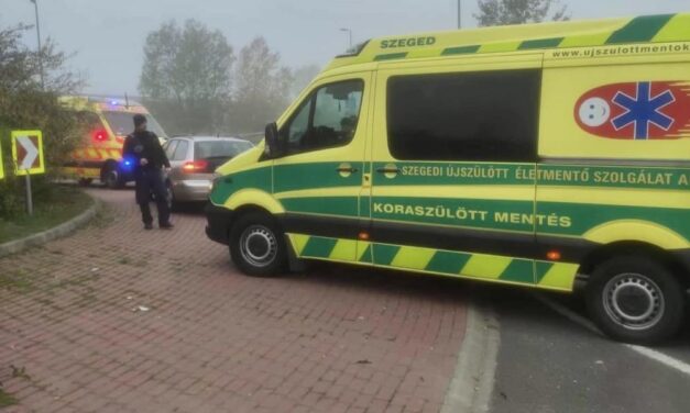 Út közben indult meg a szülés, a körforgalom közepén hozta világra gyermekét az anyuka