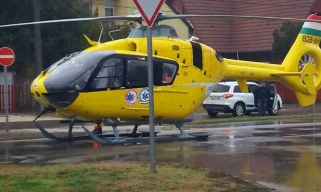 Két mentőhelikopter is érkezett a pankaszi baleset helyszínére – fékezés nélkül rongyolt egy betonhídnak a Toyota