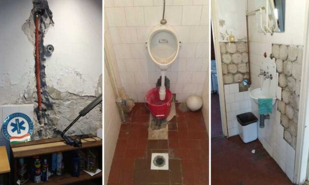 Megalázó körülmények a szentendrei mentőállomáson, a helyiek összefogtak az épület felújításáért, nem tűrik tovább, hogy ilyen körülmények között dolgozanak az életmentők