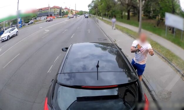 Börtönt kérnek a büntetőfékezőre, sokba kerülhet az idegbeteg sofőrnek a Balaton-parti manőver – VIDEÓVAL!