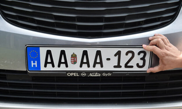 Újabb változás: Mostantól évente új rendszámok lesznek Magyarországon