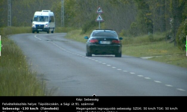 Lakott területen ment 130 km/h-val egy autós Pest vármegyében, 300 ezer forintra büntették