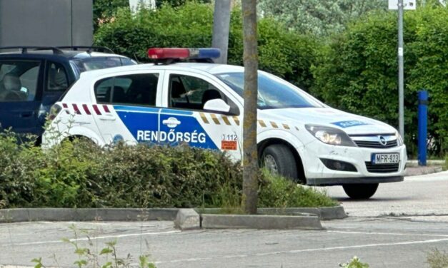 Most érkezett! Rendőrök a budakeszi Tesconál, mindenkit arra szólítottak fel, hogy hagyják el az áruházat