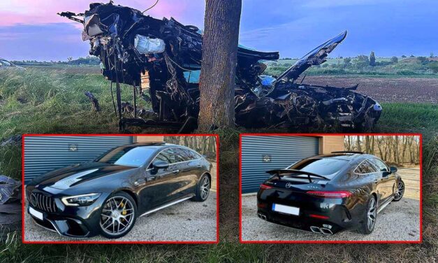 45 millió forintért árulta luxus Mercedesét Stétz Dániel testépítő, MMA-bajnok, aki tegnap halálos balesetet szenvedett Szalántánál
