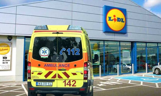 Dráma a fonyódi Lidlben: rosszul lett és meghalt egy vásárló