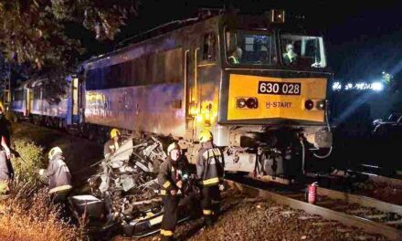 Borzasztó tragédiával indult az év: vonattal ütközött egy autó Sátoraljaújhelynél, négyen meghaltak