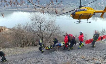 Mentőhelikopter a Dunakanyarban – súlyos balesettel végződött a könnyűnek ígérkező túra
