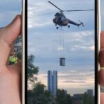 Helikopteres légi akcióval szerelték be a Szent Imre Kórház új klímaberendezését – VIDEÓ