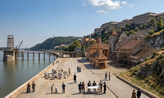 Lenyűgöző időutazás a Duna felett a Mesterséges Inteligenciával készült videón Budapest 1100 éves történelme pörög le előttünk