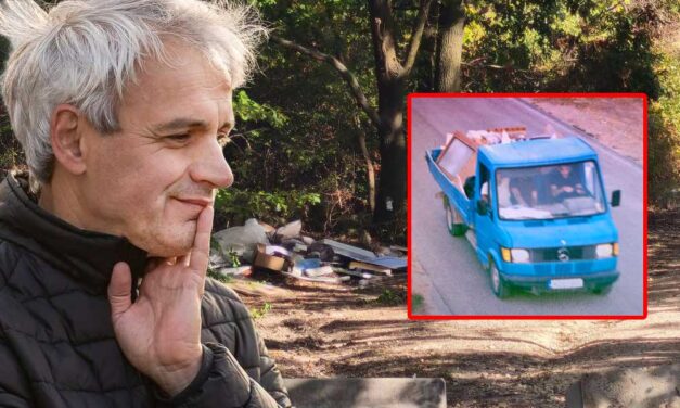 Lebuktak a pofátlan illegális szemétlerakók Érden: Csőzik László polgármester emberei lecsaptak a kék platós teherautóra, aztán meglepődtek