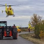 Súlyos baleset Hajósnál: egy BMW és egy Daewoo Matiz ütközött, a helyszínre több mentőhelikopter is érkezett