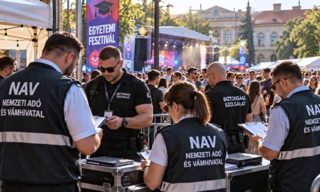 Lebukott a cég: Feketén dolgozott az összes biztonsági őr az egyetemi rendezvényen – 10 milliós bírságot szabhat ki a NAV